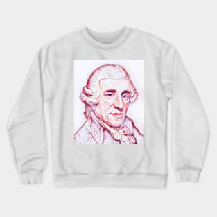 Joseph Haydn Portrait | Joseph Haydn Artwork | Line Art Crewneck Sweatshirt